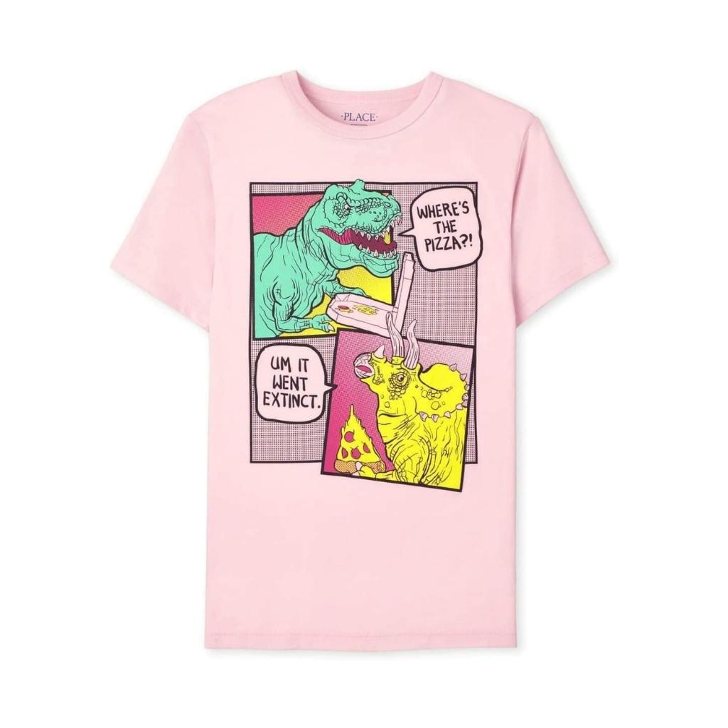 Áo Phông Cộc Tay bé Trai Size Đại 10,14,16Tuổi Xuất Dư Cotton Mềm Mịn Hippo House