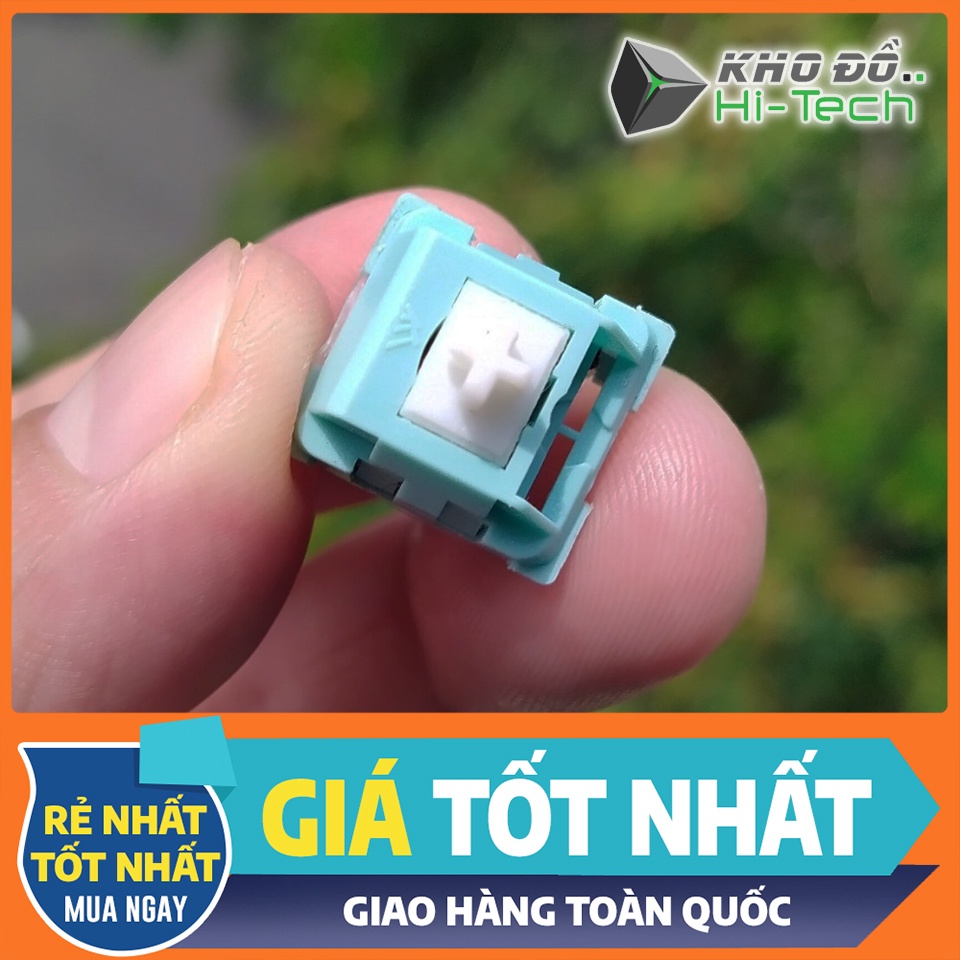 Switch KTT Mint đã burn + lube 💖 𝘍𝘳𝘦𝘦𝘴𝘩𝘪𝘱 💖 Linear switch đã lube tay mượt mà | Stem Dài Âm Thock