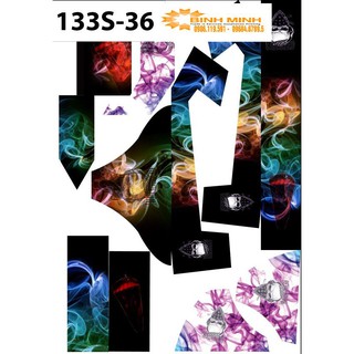 Tem trùm decal xe điện 133s 36