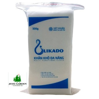 Combo 10 Gói Khăn Vải Đa Năng LIKADO 300g - Jessi Garden