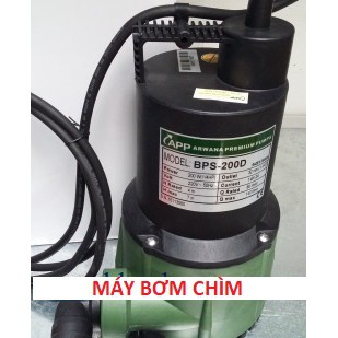 Máy bơm chìm dân dụng APP BPS-200D 200W, chính hãng