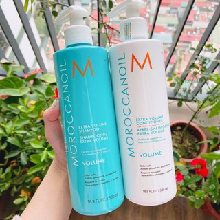 Dầu gội xả tăng phồng Moroccanoil Volume Extra 500mlx2
