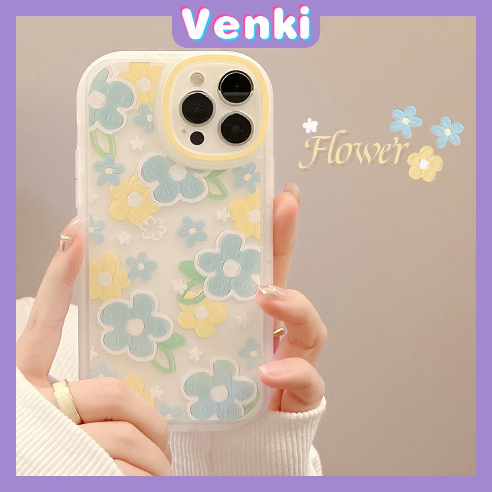 Ốp điện thoại TPU silicon hình hoa sơn dầu thích hợp cho iPhone 13 Pro Max iPhone 12 Pro Max iPhone 11 iPhone 7 Plus