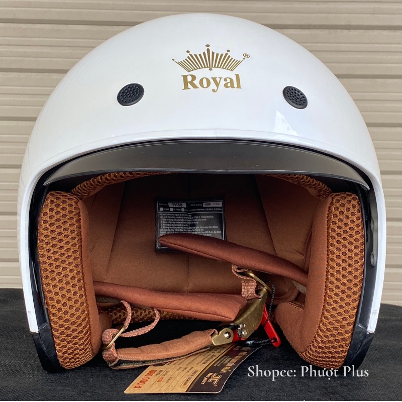 Nón bảo hiểm 3/4 kính âm Royal M139 hàng chính hãng  bảo hành 12 tháng