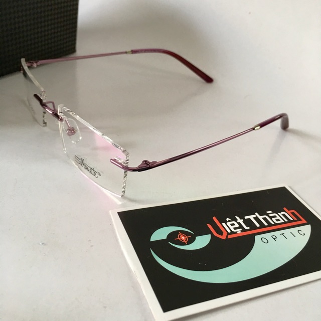 HCM mắt Kính gọng khoan titanium siêu nhẹ