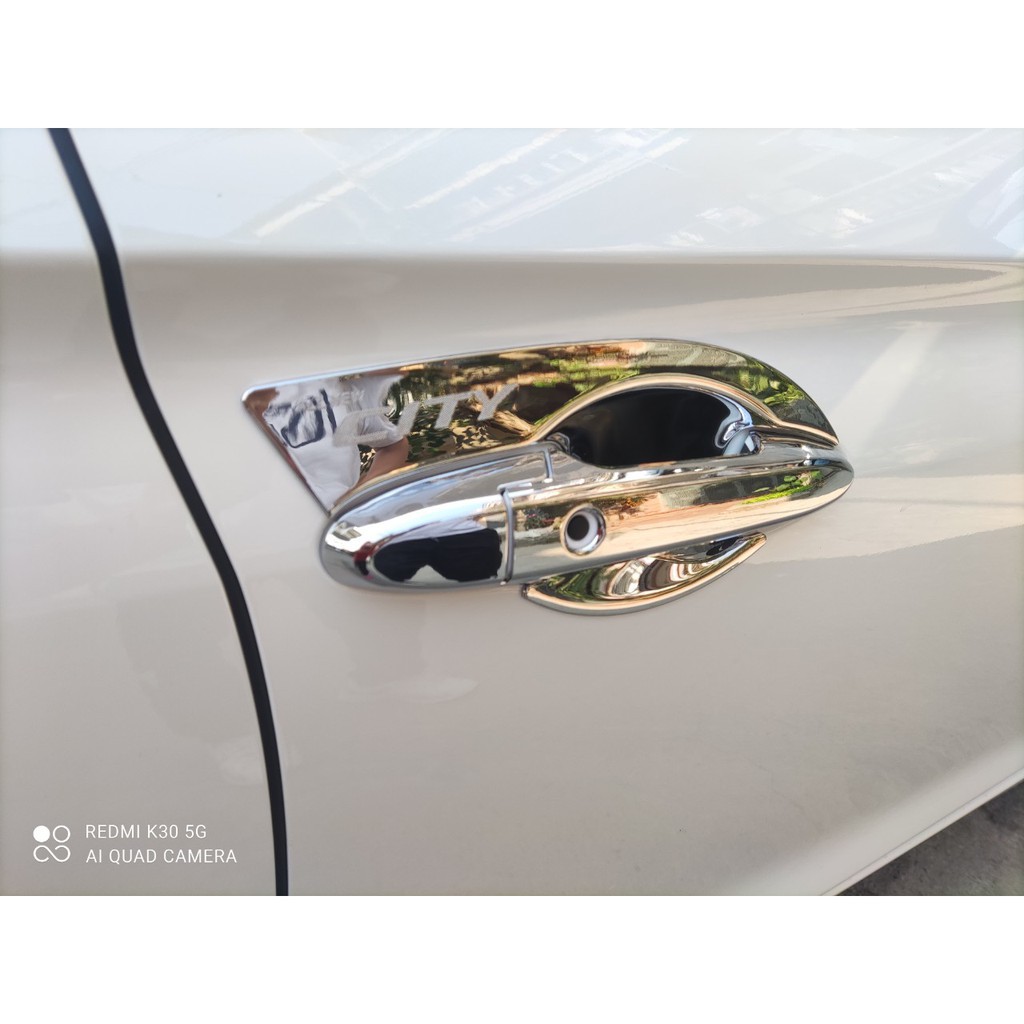 Ốp Tay nắm Hõm Cửa Honda City 2021- 2023 Mẫu mạ Crom