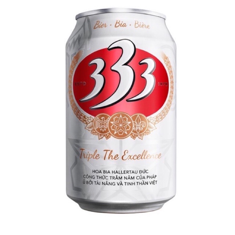 ( HOẢ TỐC BÌNH THẠNH ) Bia Sài Gòn 333 (1 lon lẻ)