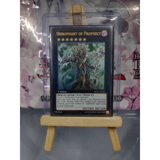 Lá bài thẻ bài Yugioh Hierophant of Prophecy - Ultimate Rare - Tặng bọc bài nhựa bảo quản