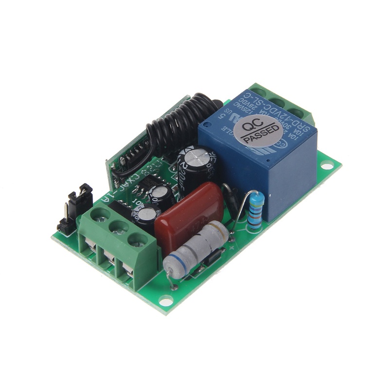 Mô Đun Nhận Tín Hiệu Điều Khiển Từ Xa Không Dây AC 220V 10A 315MHz Cho Cổng Đèn