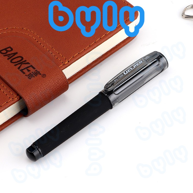 Bút gel lùn cao cấp mực đen ngòi 0.5mm Baoke - PC1388 thuận tiện tốc ký - ByLy Store