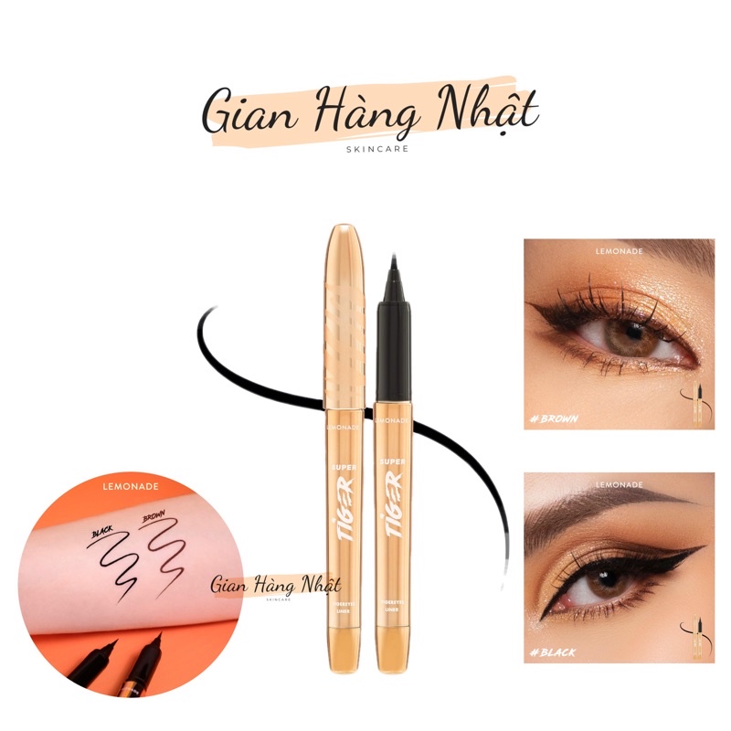 Bút kẻ mắt siêu mảnh Lemonade SuperTiger Micro Eyeliner 1g
