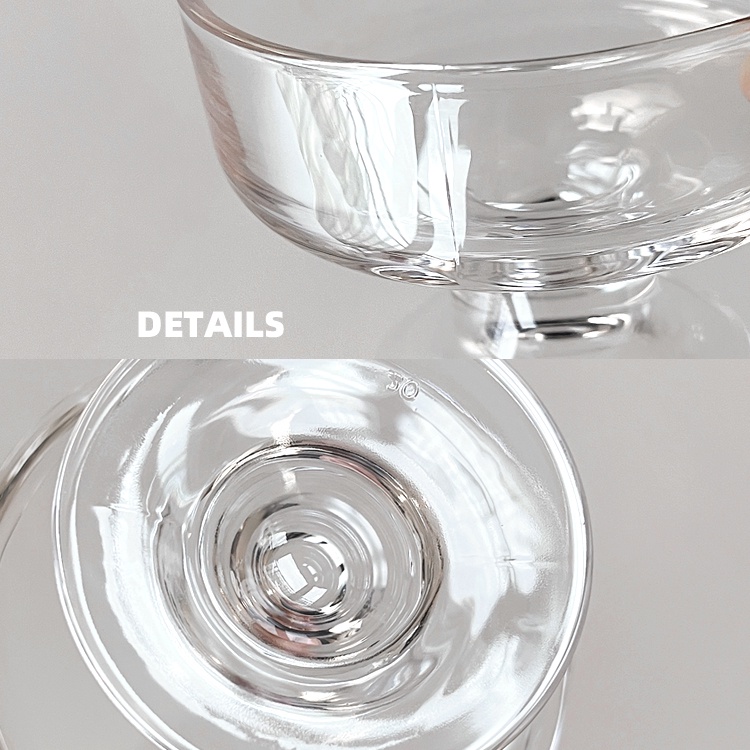 Ly thủy tinh đựng kem / sữa chua hàng nhập khẩu hàn quốc