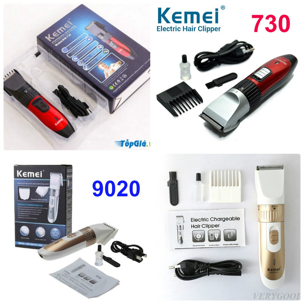 [FREESHIP-99K] MÁY TÔNG ĐƠ CẮT TÓC KEMEI 730 - KEMEI 9020 CHÍNH HÃNG