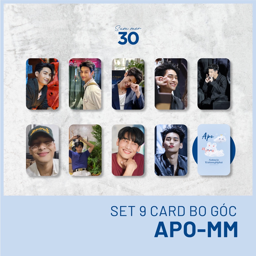 Sum.mer30 -  SET 9 CARD BO GÓC MileApo - KINNPORSCHE