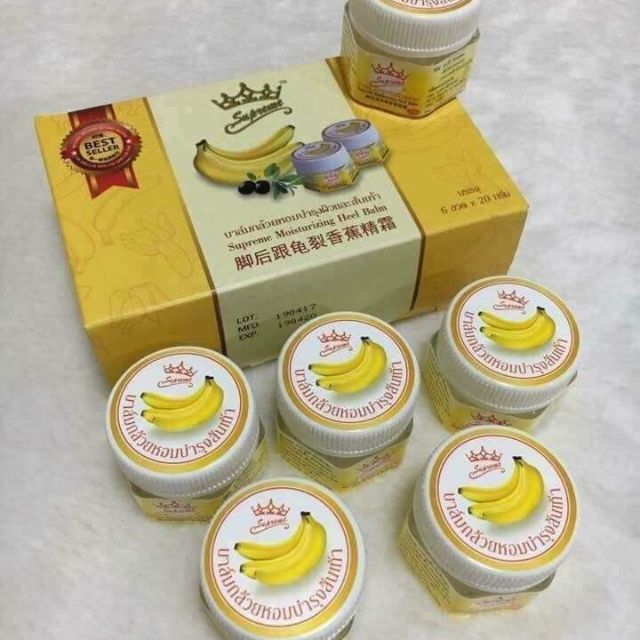 Cao chuối làm mềm gót chân