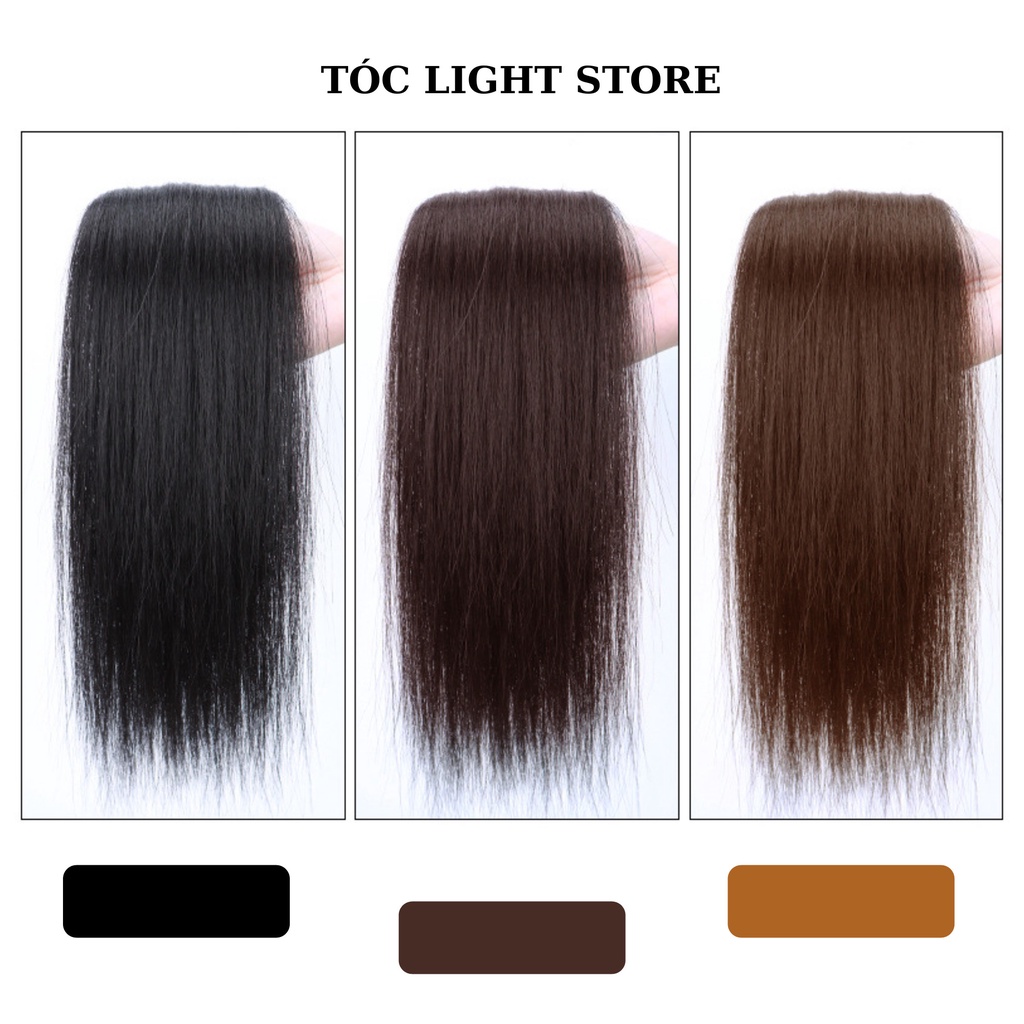 Kẹp làm phồng chân tóc loại cao cấp - tóc giả kẹp phồng dài 35cm độn phồng như tóc thật , đủ màu - giá một bên - 22