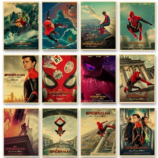 Áp Phích Dán Tường Trang Trí Hình Người Nhện 2019