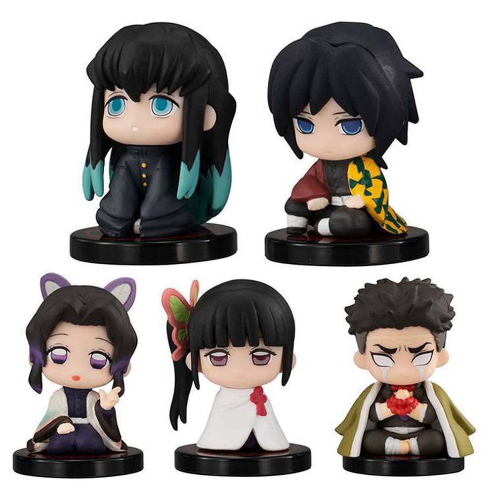 Set 5 Mô Hình Nhân Vật Tanjirou Demon Blade Kyoujurou Bằng Pvc