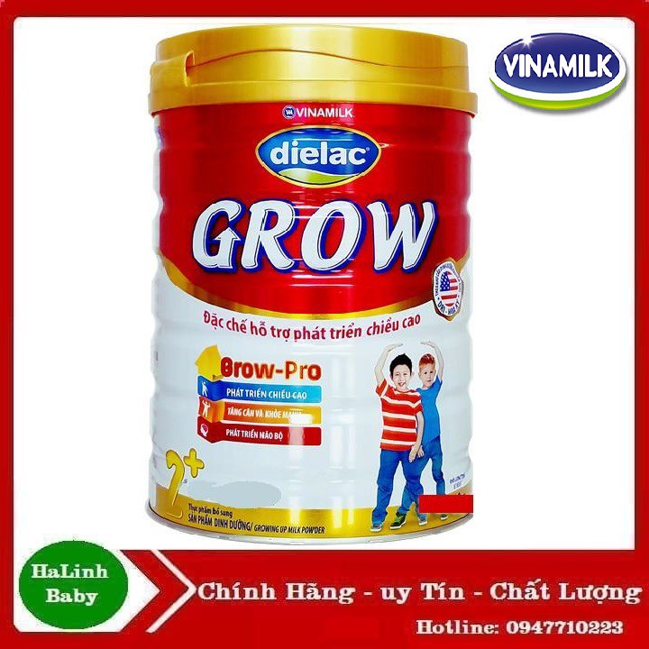 Sữa bột Vinamilk Dielac Grow 2+ (900g)