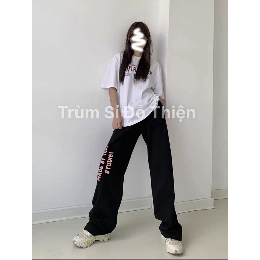 Quần ống rộng nam,quần ống suông,unisex STUDIOI mẫu mới siêu hot dành cho nam nữ phong cách Đường phố,Học Đường