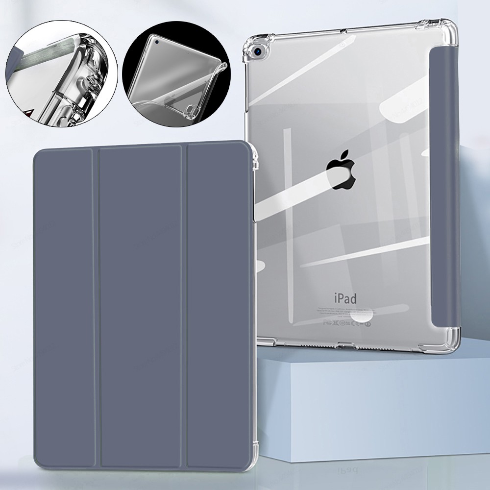 Bao Da Trong Suốt Có Khe Cắm Bút Cho iPad Air 4 Pro 11 2021 2020 8th 7th Gen 10.2 2019 7th 8th Pro 10.5 2017 9.7 5 6th | BigBuy360 - bigbuy360.vn