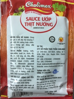 SAUCE ƯỚP THỊT NƯỚNG CHOLIMEX 70g