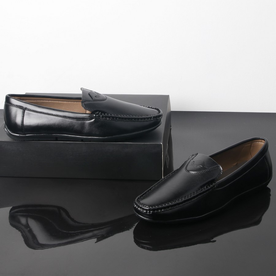 Giày lười nam đen đế cao su siêu bền GN314 Gấu Nâu | BigBuy360 - bigbuy360.vn