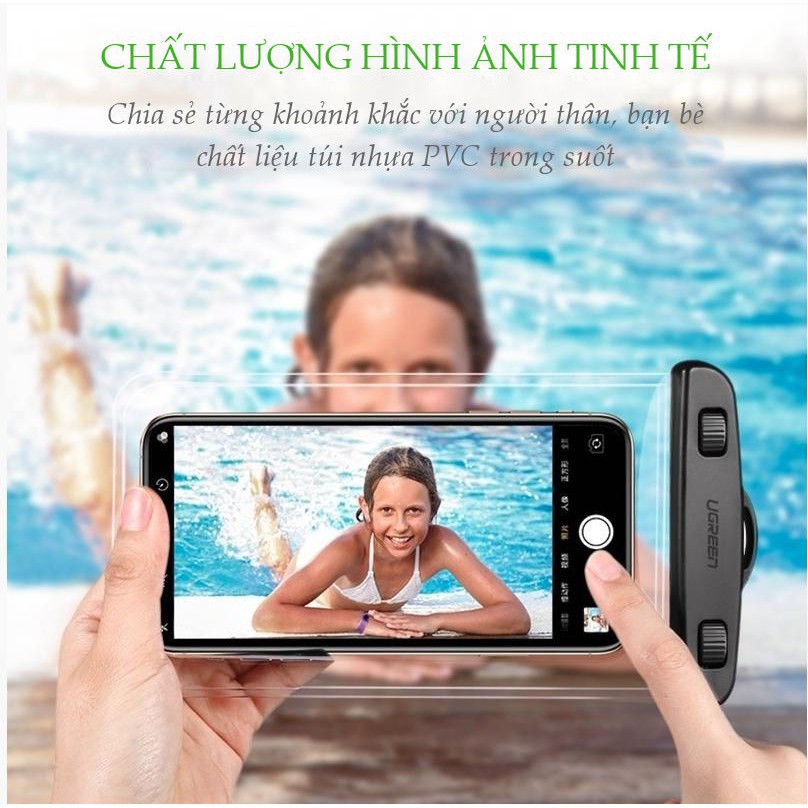 Túi chống thấm nước sâu 20m UGREEN 50919 - 60959 tiện dụng chất lượng cao cho điện thoại ✔HÀNG CHÍNH HÃNG ✔