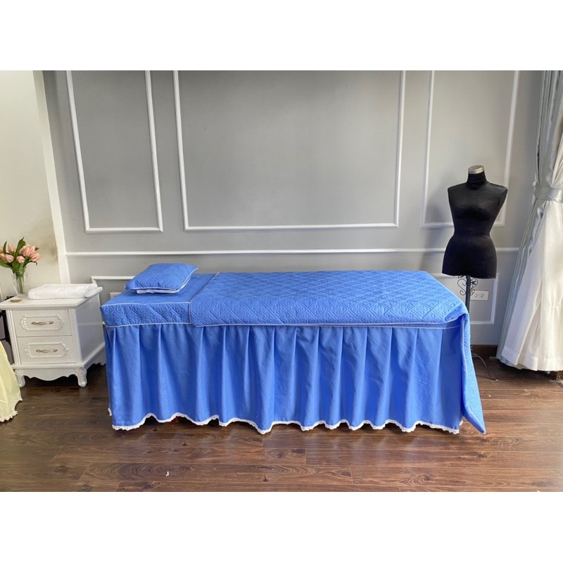 drap / Ga poly trần bông spa may đo theo kích thước giường của khách. chat báo cỡ | BigBuy360 - bigbuy360.vn