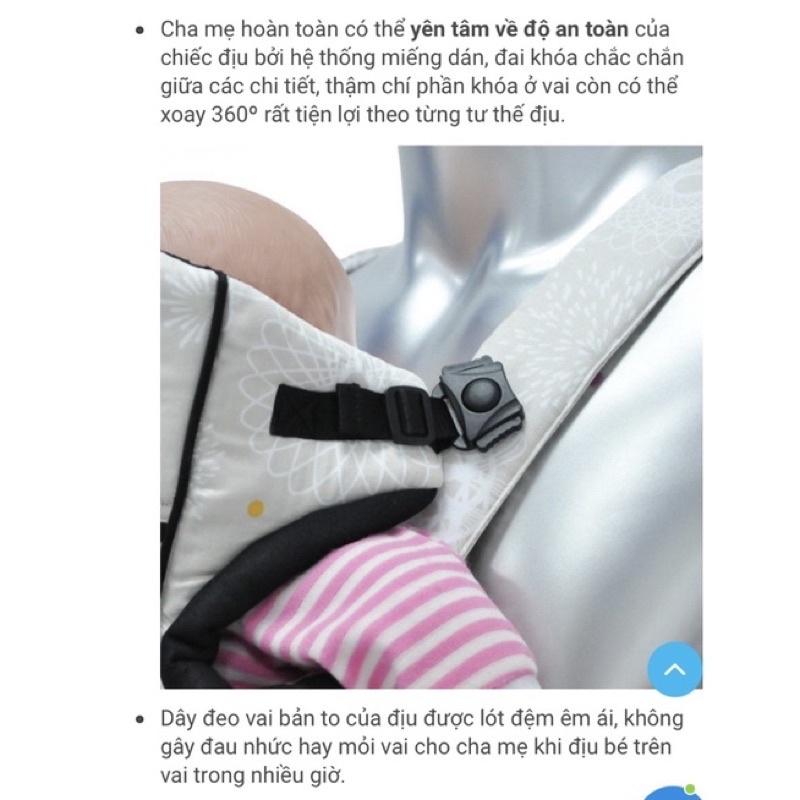 Sale 50% địu em bé Mamago