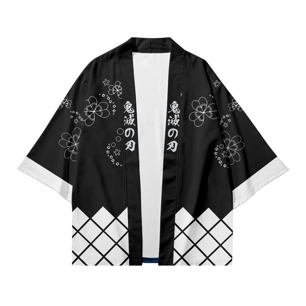 Áo Khoác Kimono Hóa Trang Nhân Vật Anime Demon Slayer Zenitsu Tanjirou Haori