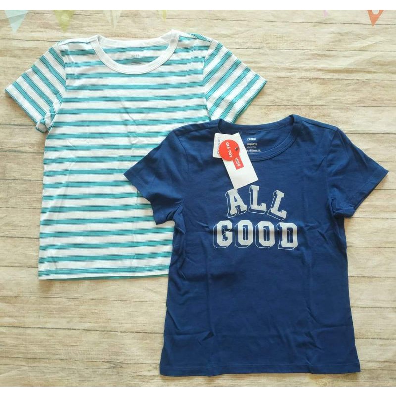 Set 2 áo phông cotton bé trai Canifa