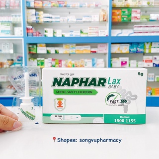 Gel thụt táo bón Naphar Lax trẻ em và người lớn