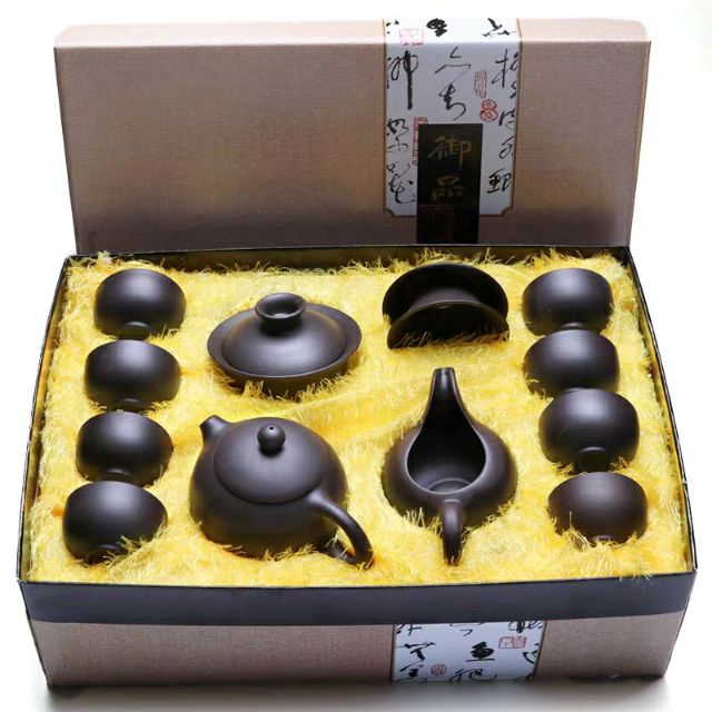 Bộ ấm trà bằng gốm sứ cao cấp 8 ly, Quà tặng tân gia,đồng nghiệp ý nghĩa