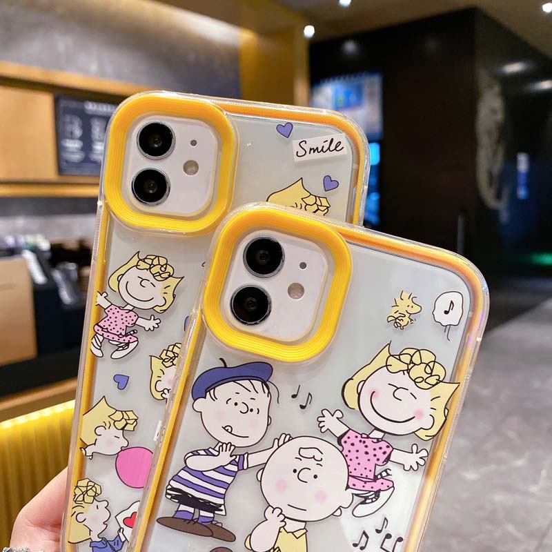 Ốp Điện Thoại Mềm Chống Sốc 3 Trong 1 Họa Tiết Hoạt Hình Cho Iphone 13 12 11 Pro Promax 6 6S 7 8 Plus X XR XSMax