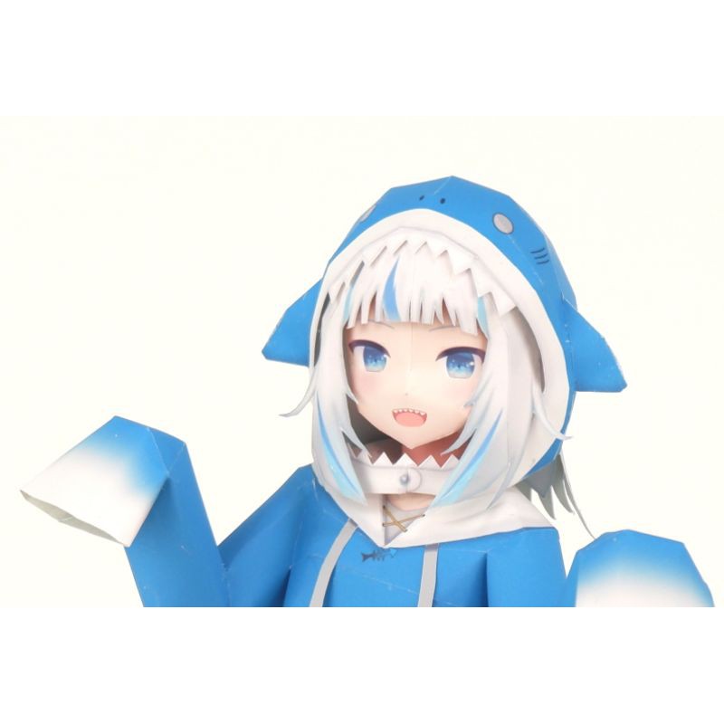 Mô hình giấy anime girl  VTuber Hololive: Gawr Gura