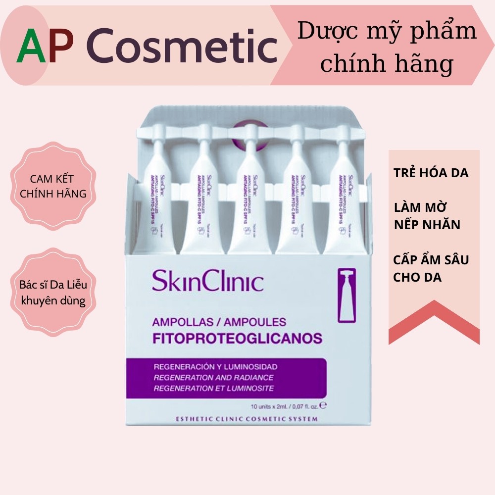 SKINCLINIC Tinh chất dưỡng chống lão hóa, kích thích collagen giúp tái tạo da FITO PROTEOGLICANOS