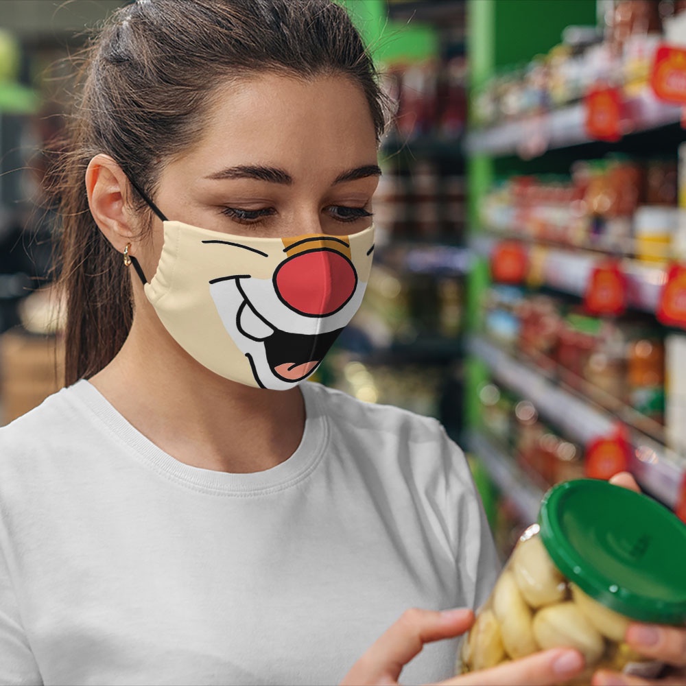 Khẩu trang vui nhộn dễ thương cho bé hoạt hình trẻ em thú cưng Hình Đẹp CARTWELL ngăn bụi mịn dễ thở thoáng khí thời tra