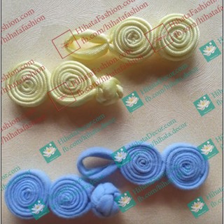 Khuy tàu, khuy hoa, nút thắt P01 xườn xám, áo phật tử, áo đi chùa - HIHATA GARMENT ACCESSORIES