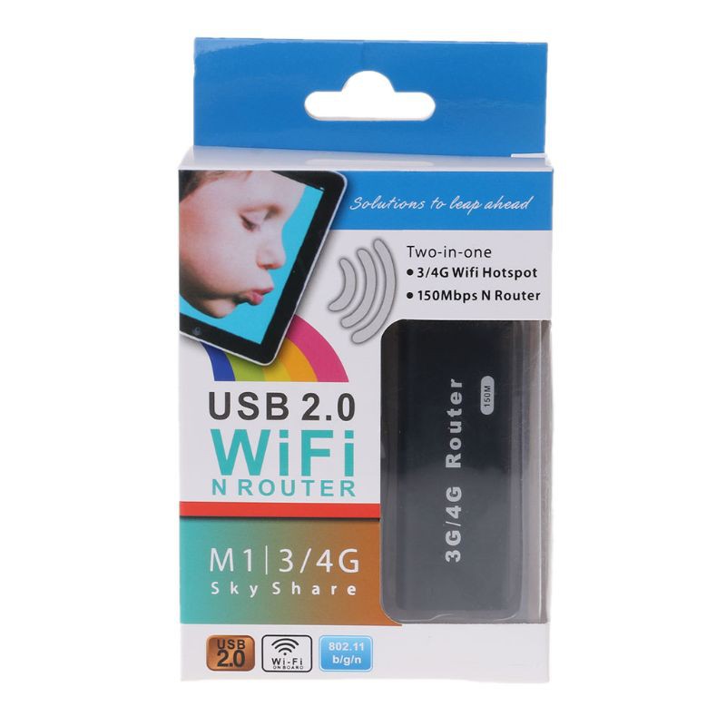 Bộ phát sóng Wifi Mini 3G / 4G 150Mbps