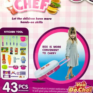 Bộ đồ chơi nấu ăn Little Chef W097