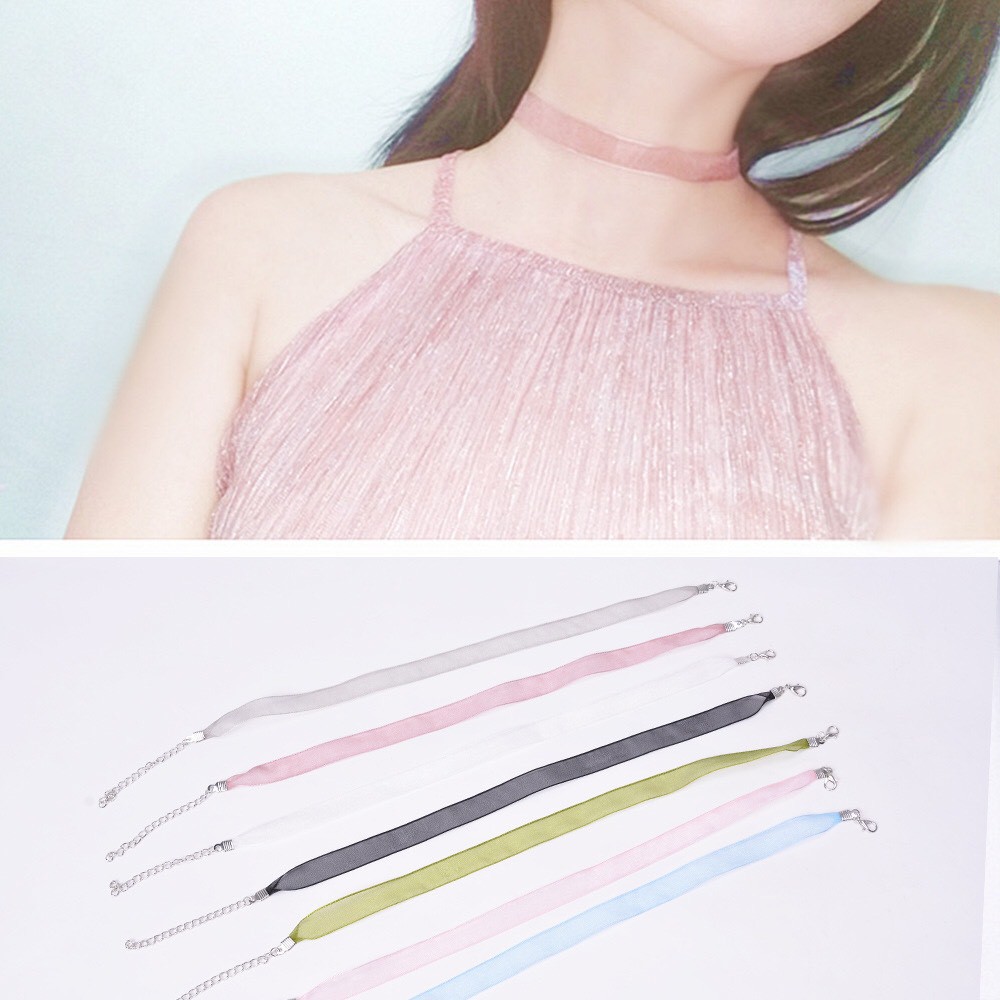 Chocker vải đơn giản ngọt ngào A-CK119 Mayconner