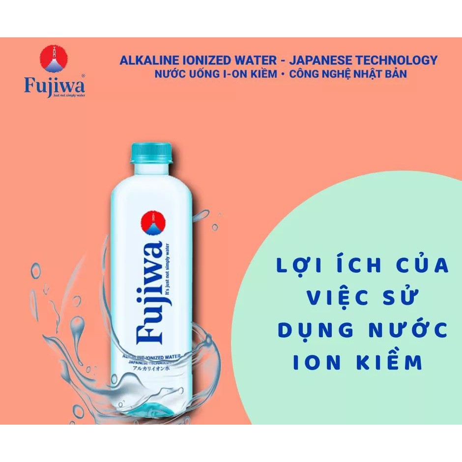 Nước uống ion kiềm Fujiwa 680ml – Thùng 20 chai