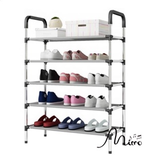 Kệ để giày dép chất liệu inox cao cấp, chắc chắn tiện di chuyển dễ lắp ghép, có tay cầm, 3 màu 5 tầng