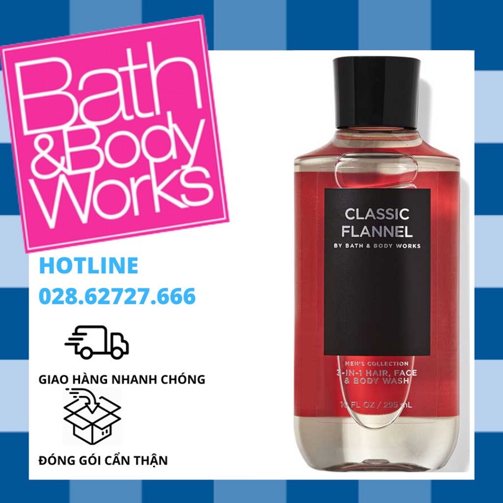 Sữa Tắm Nam Bath And Body Works - Classic Flannel Body Wash (295ml)