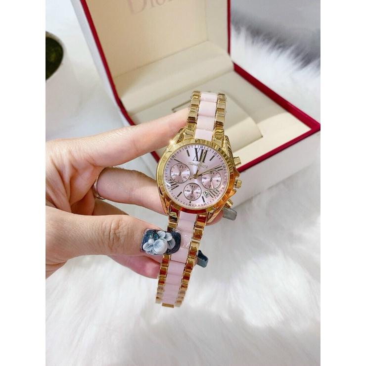 Đồng hồ Michael Kors nữ dây Pha sang trọng quý phái mã MK3344