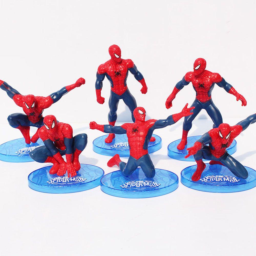 Mô Hình Người Nhện 7-11cm Trang Trí Đáng Yêu
