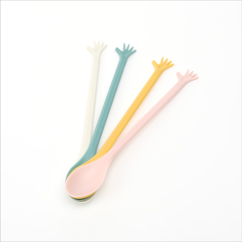 Set 4 muỗng cà phê cán dài hình dáng ngộ nghĩnh