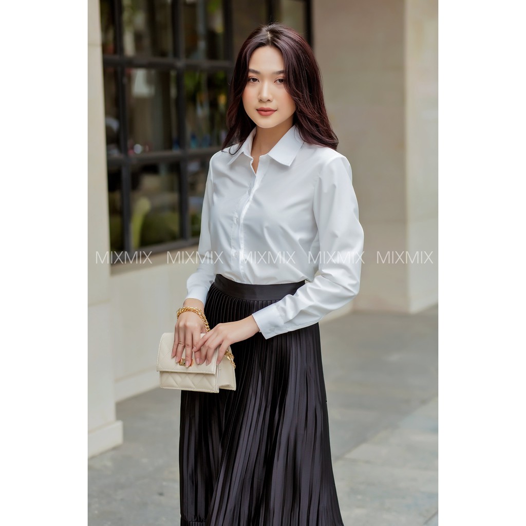 Chân Váy Dập PLy Dài Đẹp - MIXMIX - Hàng thiết kế - Hình ảnh độc quyền shop tự chụp | BigBuy360 - bigbuy360.vn