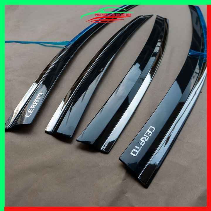 Vè che mưa ô tô Cerato 2019-2023 chỉ Inox cao cấp